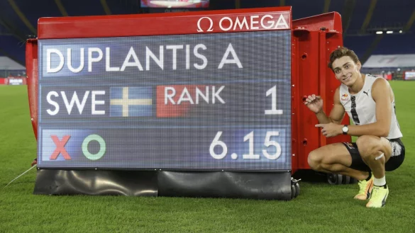 Armand Duplantis - &copy; Foto: Gregorio Borgia/AP/dpa