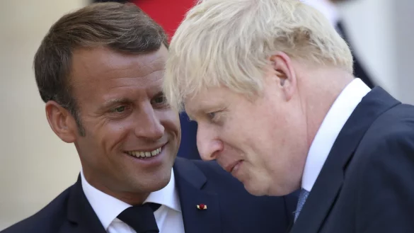 Johnson in Paris - &copy; Foto: Daniel Cole/AP