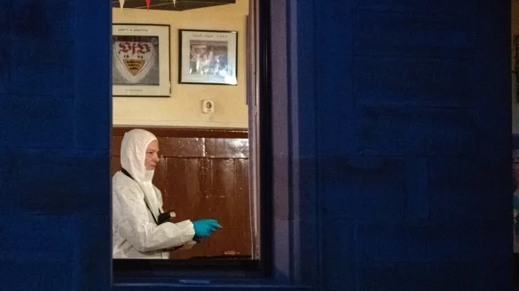 Spurensicherung - &copy; Foto: Sebastian Gollnow/dpa