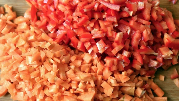 M&ouml;hren und Paprika - &copy; Foto: Patrick Pleul