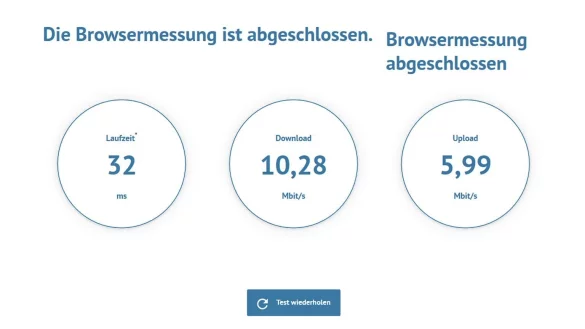 Speed versprochen, aber immer noch oft gebrochen - &copy; Foto: breitbandmessung.de/dpa-tmn
