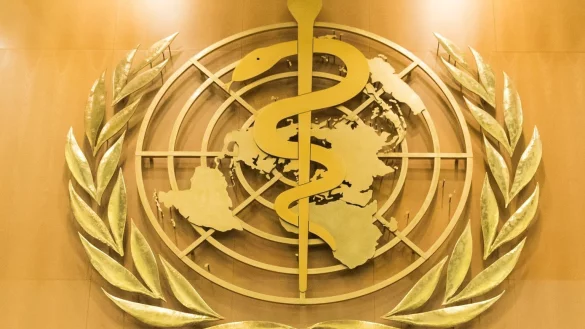 WHO-Logo - &copy; Foto: Peter Klaunzer/KEYSTONE/dpa