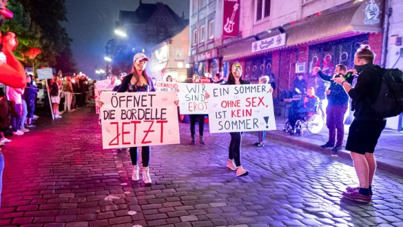 Protest - &copy; Foto: Daniel Reinhardt/dpa