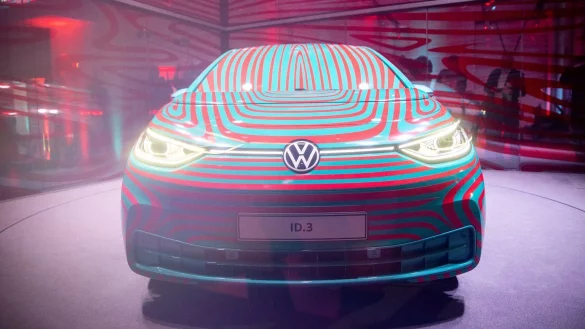Neues Elekroauto VW ID - &copy; Foto: Kay Nietfeld/Archiv
