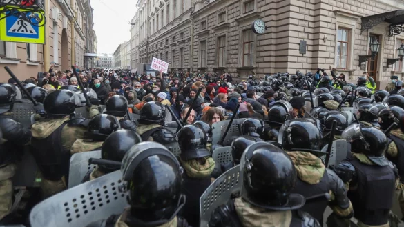 Nawalny-Proteste in Russland - &copy; Foto: Sergei Mikhailichenko/SOPA Images via ZUMA Wire/dpa