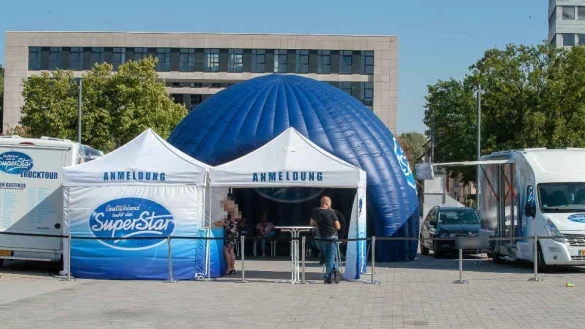 &Uuml;bersicht(lich): Angesichts solcher Bilder denken viele, dass der Hype um DSDS wohl vorbei ist. - &copy; Christian Mathiesen