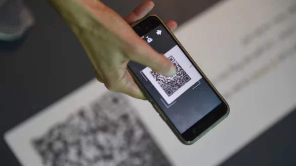 QR-Code-Generator bei Chrome - &copy; Foto: Felix H&ouml;rhager/dpa