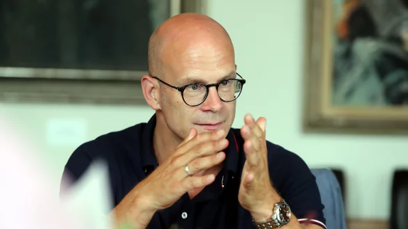 Krisenstabsleiter Ingo N&uuml;rnberger r&auml;umt Fehler bei der Corona-Meldung ein und gelobte Besserung. - &copy; Archivfoto: Wolfgang Rudolf