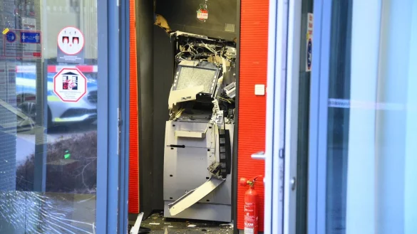 Geldautomat gesprengt - © Foto: René Priebe/dpa