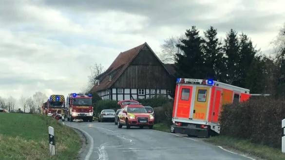 Die Feuerwehr erschien mit gro&szlig;em Aufgebot. - &copy; Alexandra Schaller
