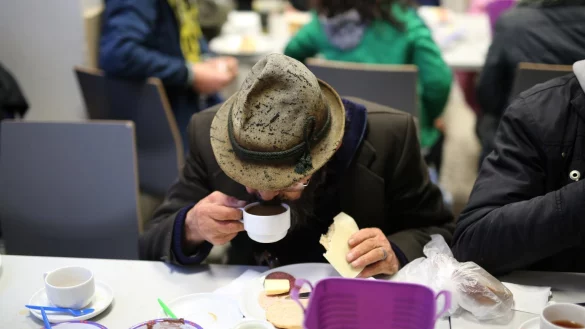 Wohnungsloseneinrichtung in Dortmund - &copy; Foto: Ina Fassbender/dpa
