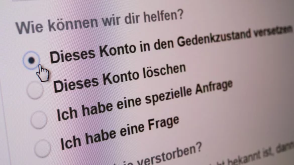 Optionen f&uuml;r das Benutzerkonto - &copy; Foto: dpa