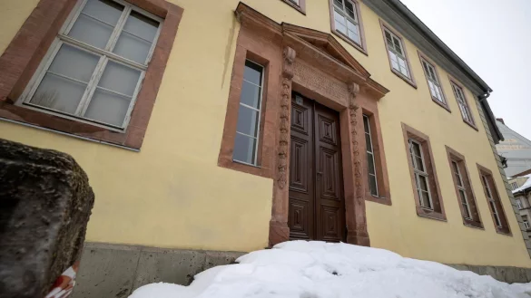 Goethes Wohnhaus in Weimar - &copy; Foto: Michael Reichel/dpa