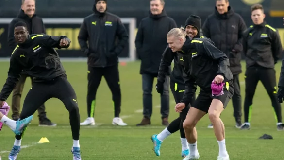 Abschlusstraining BVB - &copy; Foto: Bernd Thissen/dpa