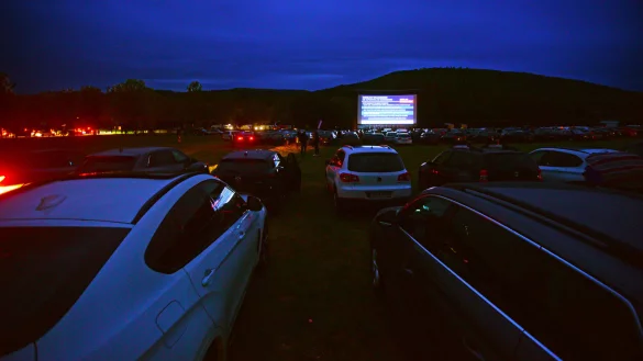 Endlich wieder Autokino. - &copy; Nicole Ellerbrake