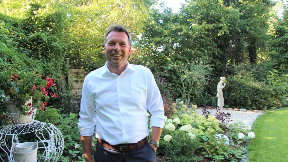 Der Garten ist f&uuml;r Frank Hilker eine R&uuml;ckzugsoase und ein Ort, an dem er zur Ruhe kommt. - &copy; Jana Beckmann