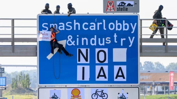 IAA Mobility - Protest - &copy; Foto: Matthias Balk/dpa