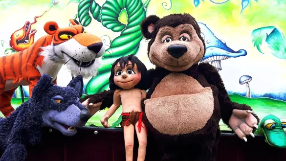 Lebendiges Puppentheater für Groß und Klein: „Das Dschungelbuch“ kommt ins Sommertheater. - © Theater vom Rabenberg.