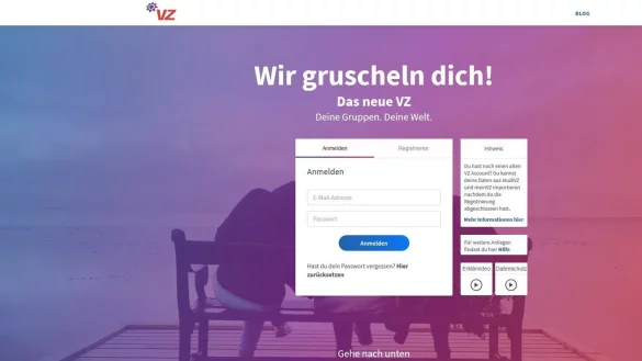 Webseite VZ.net - &copy; Foto: VZ.net/dpa-tmn