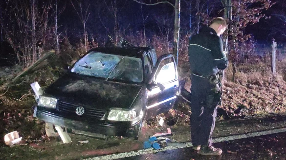 Das Auto des jungen Mannes soll sich mehrfach überschlagen haben. - © Svenja Ludwig
