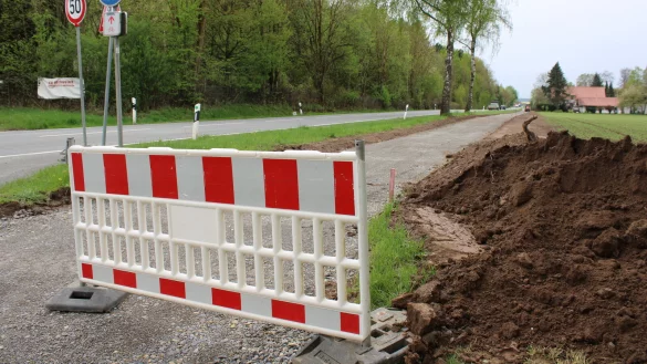 Der Radweg zwischen Barntrup und Hagen nimmt Form an. - © Lorraine Brinkmann