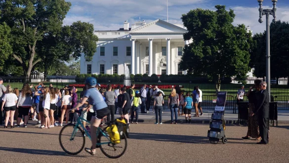 Das Wei&szlig;e Haus in Washington - &copy; Foto: Philipp Laage/dpa-tmn