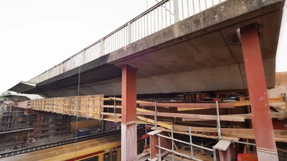 Br&uuml;ckensanierung - &copy; Foto: Soeren Stache/dpa-Zentralbild/dpa