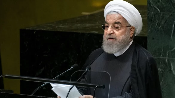 Irans Pr&auml;sident Ruhani spricht vor UN-Vollversammlung - &copy; Foto: Craig Ruttle