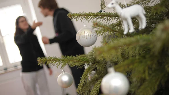 Das falsche Thema an Weihnachten kann schnell Streit mit Familienmitgliedern ausl&ouml;sen. - &copy; Andreas Gebert/dpa