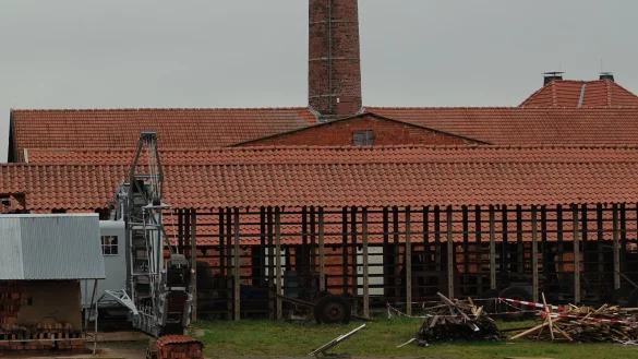 Der Ringofen zum Brennen von Ziegeln im Museum steht zwischen Hagen und Sylbach. - © Axel Bürger