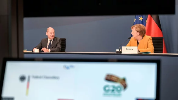 Merkel und Scholz - &copy; Foto: Guido Bergmann/Bundesregierung/dpa