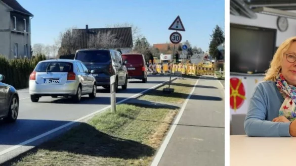 An der B239-Baustelle zwischen Detmold und Lage gibt es viel zu kritisieren, meint unsere Redakteurin Astrid Sewing - © Lorraine Brinkmann/Jörg Hagemann