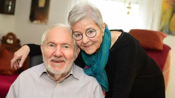B&auml;rbel und J&uuml;rgen Riekehof sind seit 60 Jahren verheiratet. - &copy; Nicole Ellerbrake