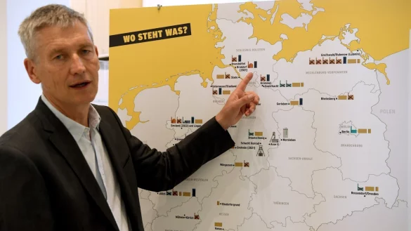 Suche nach Atomendlager - &copy; Foto: Carsten Rehder/dpa