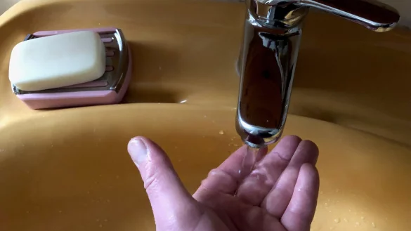 Leitungswasser konnte in dieser Woche in der Kaserne nur gut abgekocht werden verwendet werden. - &copy; Thomas Reineke