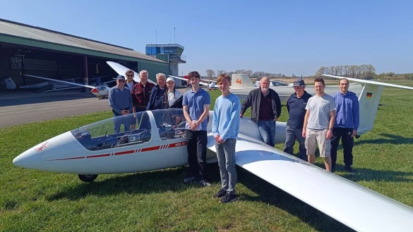 Die Mitglieder vom Aero-Club Bünde wollen Interessierten den Spaß am Segelfliegen näher bringen. - © Sven Hauhart