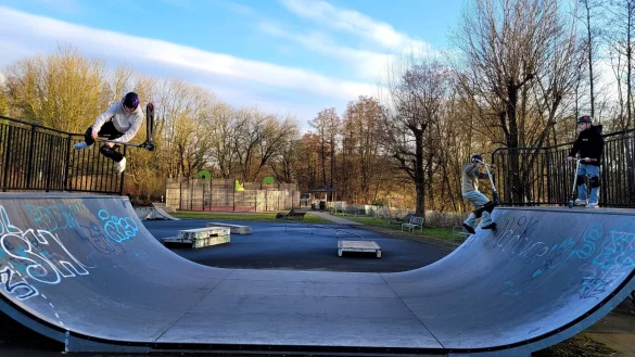 Auch in Skateranlage und Soccerpark an der Pagenhelle stecken Leadermittel. - © Katrin Kantelberg