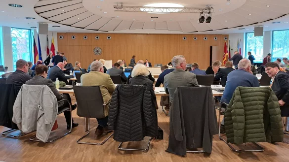 En Blick in den Kreistags-Sitzungssaal. - &copy; CAROLIN BROKMANN-F&Ouml;RSTER