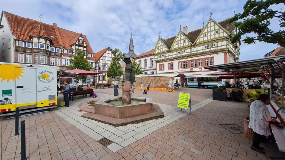 In Blomberg finden an jedem ersten Freitag im Monat Themenm&auml;rkte statt. - &copy; Archivfoto: Marianne Schwarzer