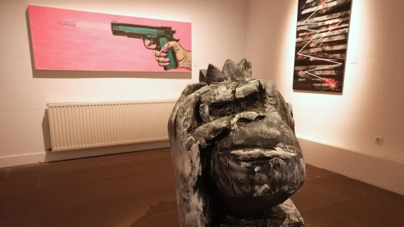 K&uuml;nstlerinnen und K&uuml;nstler zeigen ab Sonntag im Robert Koepke Haus ihre Arbeiten zum Thema "Point of no return". - &copy; Sven Koch