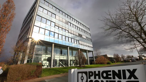 Phoenix Contact hat seinen Stammsitz in Blomberg, wo auch die Geschäftsführung untergebracht ist. - © Archivfoto: Vera Gerstendorf-Welle