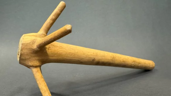 Der Quirl diente früher zum Aufschlagen von Flüssigkeiten und zum Verrühren von Teig. - © Sven Kienscherf