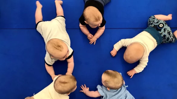 In B&ouml;singfeld dreht sich die Babywelt. - &copy; TSV B&ouml;singfeld