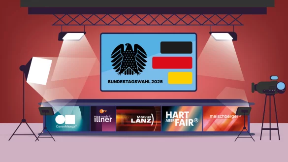Die Polit-Talkshows werden bei der Bundestagswahl 2025 zur entscheidenden Arena. - © RND