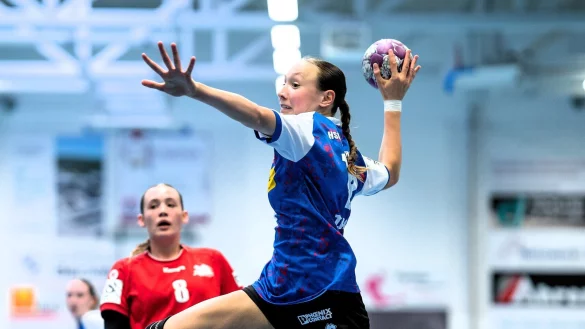 Nimmt die Meisterrunde in den Blick: Sinja Zarbock von der HSG Blomberg-Lippe. - © Timon Peters/HSG Blomberg-Lippe