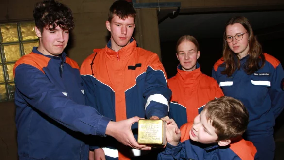Aktiver Feuerwehrnachwuchs (von links): Luca Wallbaum, Malte Brinks, Marieke Schäfer, Nele Schlichting, Lior Obergöker. - © Martin Hostert