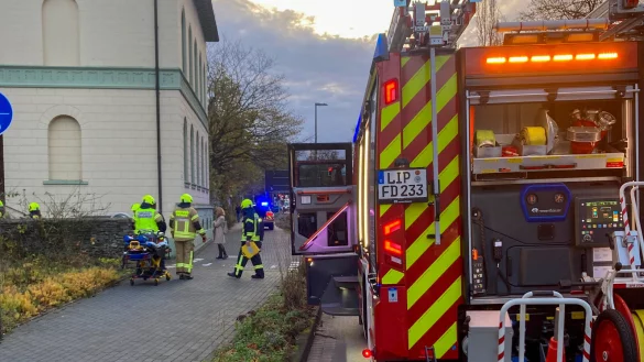 In einem B&uuml;rogeb&auml;ude in der Hornschen Stra&szlig;e l&ouml;ste ein Rauchmelder aus. - &copy; Feuerwehr Detmold