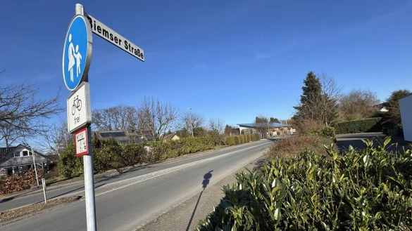 An der Biemser Stra&szlig;e soll auf beiden Seiten ein Schutzstreifen mehr Sicherheit f&uuml;r Radfahrer 
bieten. Das kostet allerdings Parkraum. - &copy; Sven Kienscherf