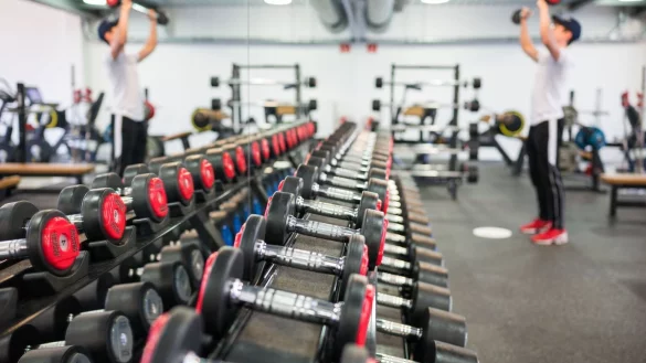 Fitnessstudio - &copy; Foto: Oliver Dietze/dpa