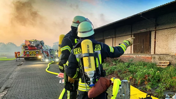 Es brennt wieder in der Bielefelder City. - &copy; Barbara Franke